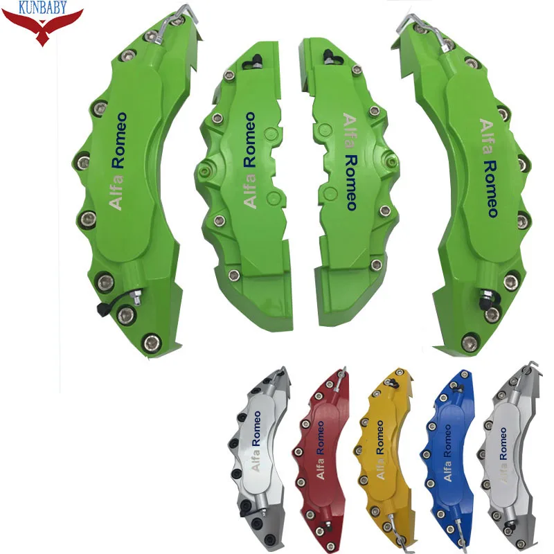 

KUNBABY Brake Caliper Cover Model 7 Black Alfa Romoe Logo Car Styling Decoration For Alfa Romoe With 18'' And Greater 6 Colors