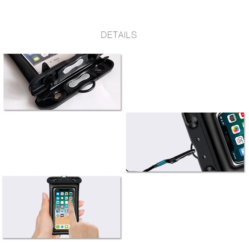Waterproof Floating Phone Case Underwater Swimming Bag Universal Phone Cover Dry Bag Pouch Strap for iPhone for Samsung for HTC  (11)
