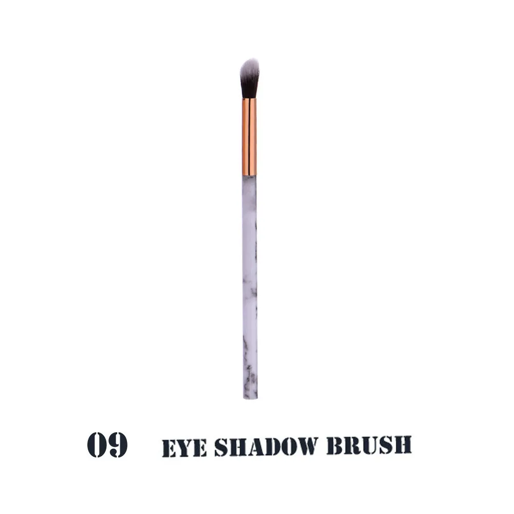 501 New Fashion Marble Makeup Brush Set Professional Face Eye Shadow Eyeliner Foundation Makeup Brushes Tool Freeship