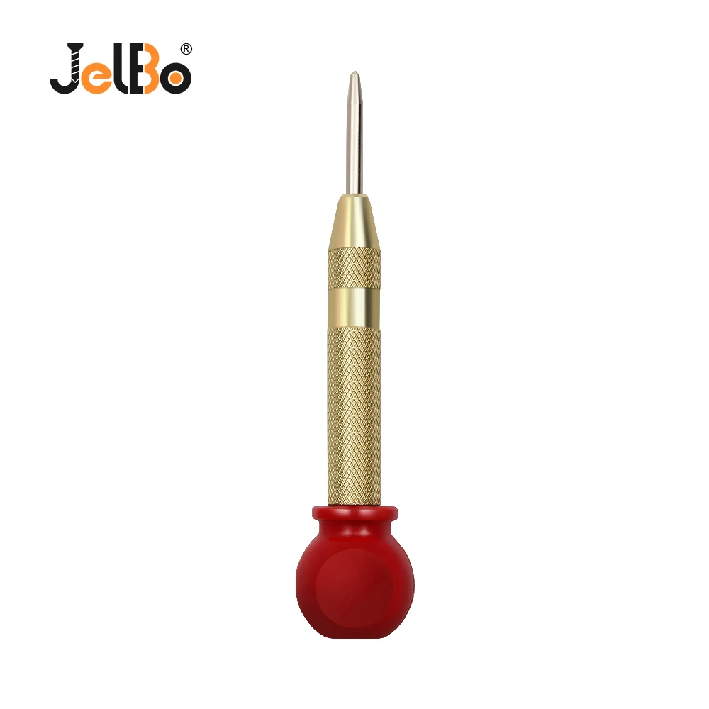 

JelBo Automatic Center Punch Drill Bit HSS Adjustable Impact Center Pin Punching for Metal Spring Loaded Marking Glass Breaker