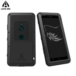 На Алиэкспресс купить стекло для смартфона love mei case for sony xperia xz3 cover metal armor shockproof case for sony xperia xz3 aluminum waterproof cover for xperia xz3