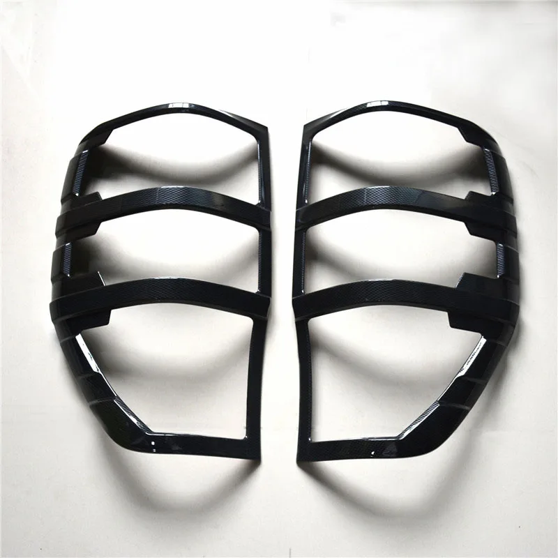 FIT for ford ranger accessories carbon fibre black tail light covers