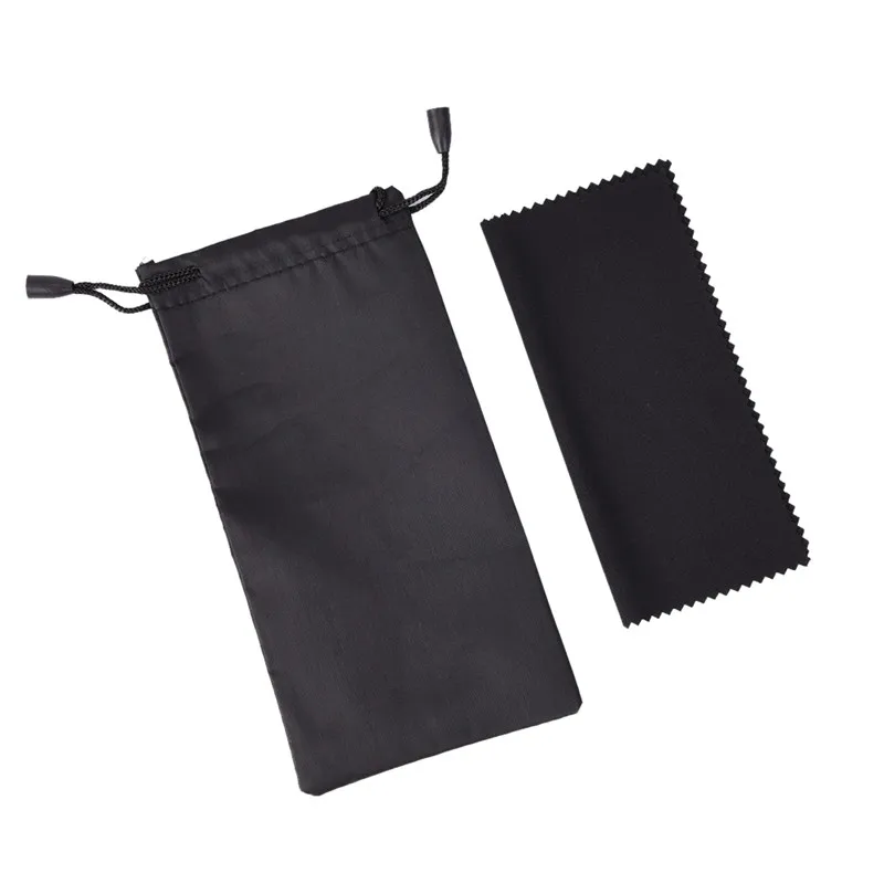 Черный, серый цвет футляр для очков, очки, аксессуары, водонепроницаемый пылезащитный Чехлы, на eBay Mp3 Мягкий тканевый мешочек для очков сумка для переноски - Цвет: B