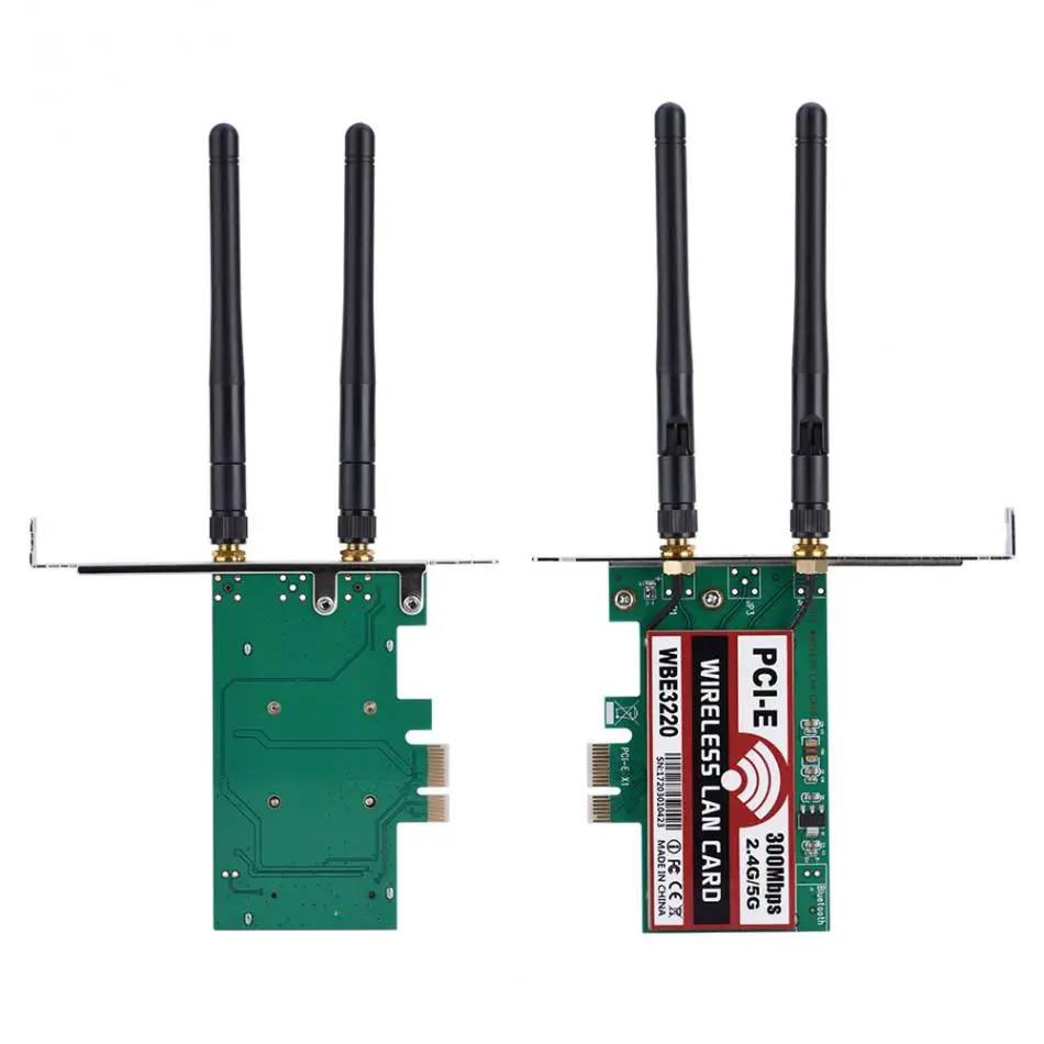 2,4G/5G 300Mbps PCI-e двухдиапазонный AP беспроводной WiFi WLAN адаптер Беспроводная точка доступа для ноутбука