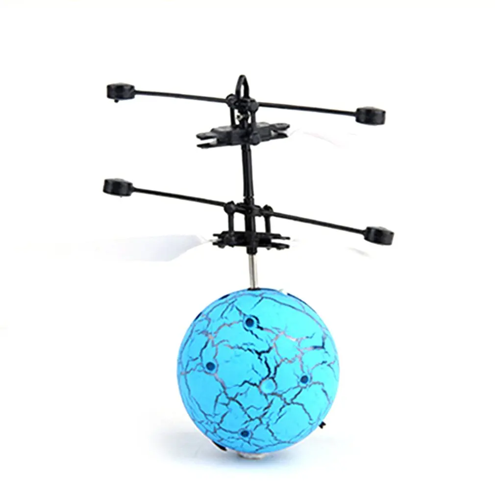 

Induction Flying Ball Luminous Beads Luminous Colorful Sensor Crystal Aircraft Light Ball Toy Model Fun Gift for Kids