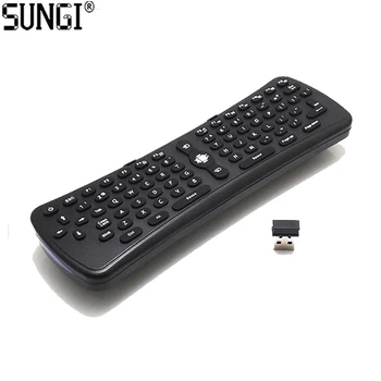 

2.4G Wireless Qwerty Keyboard G-sensor Gyro Air Fly Mouse Remote Control With USB Receiver For PC Android TV Box HTPC Computer