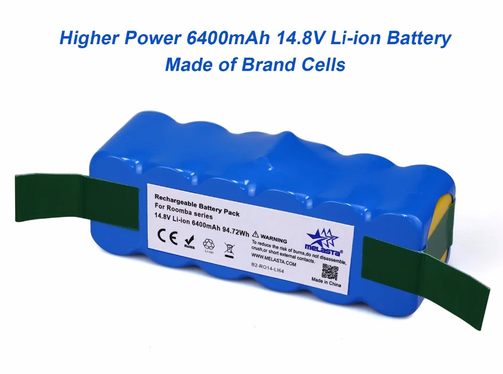  VINIDA Batería de repuesto NI-MH mejorada de 14.4 V 5.2 Ah para  iRobot Roomba R3 500 600 700 800 900 Series 500 510 530 540 550 560 570 580  595 600 620 650 60 76 0 770 780 790 870 880 para batería Roomba : Hogar y  Cocina