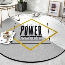 Нордический стиль, круглые ковры и коврики, декор для гостиной, спальни, круглые коврики, коврик для прихожей, компьютерное кресло, не-Silp Tapete