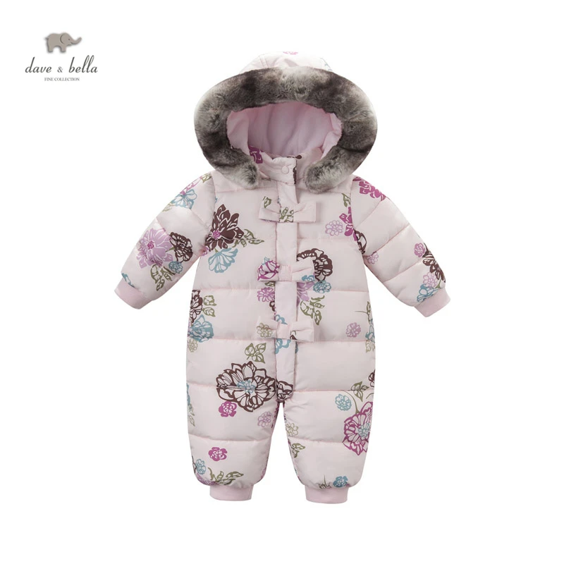 hooded romper baby girl