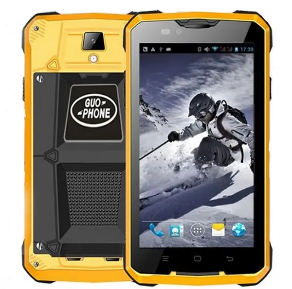 GUOPHONE V12 Android 4 4 Smartphone Waterproof Dustproof Shockproof 5Inch MTK6572 Dual Core 1 3GHZ 4000mAh