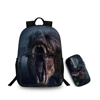 

2PCS/SET Special Offer No Mochilas School Mochila Feminina The Film Jurassic Park World SchoolBag Backpack Leisure Laptop