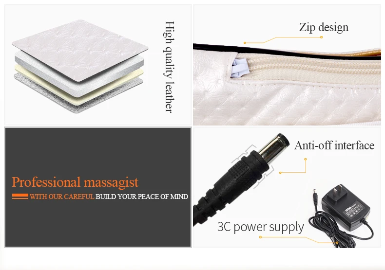 Electric Shiatsu Back Neck Shoulder Leg Body Spa Jade Massage Infrared Heating Kneading Massager Pillow Pain Relief Massageador 14