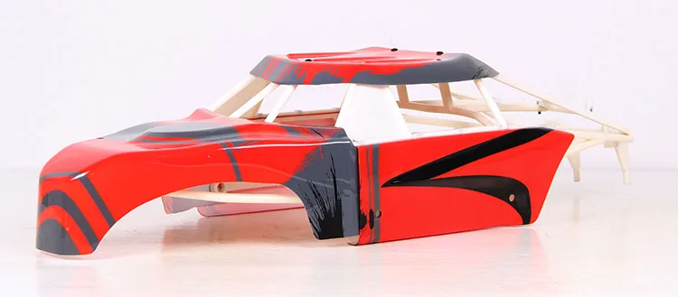 Rovan RC CAR parts 1/5 scale gas rc baja high strength nylon roll cage with body shell for 5T/5SC CAR 852051-04