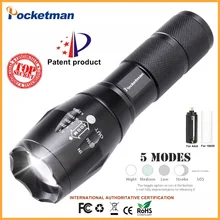 Pocketman 3800Lumens CREE XML-T6 linterna led cree led Torch Zoomable cree LED Flashlight Torch light For 3xAAA or 1×18650