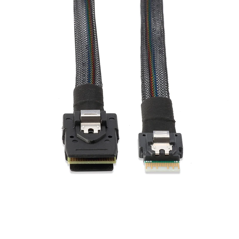 Кабель тонкий sas38p для mini sas36p SFF 8654 8087 сервера кабель передачи жесткого диска 0 5 м 1