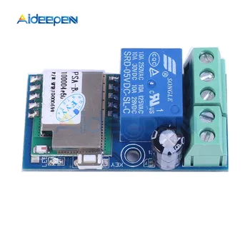 

DC 12V Wireless Wifi Relay Switch Module Mobile Phone Control Timer Jog Mode Low Power Reply for IOS Android for Smart Home