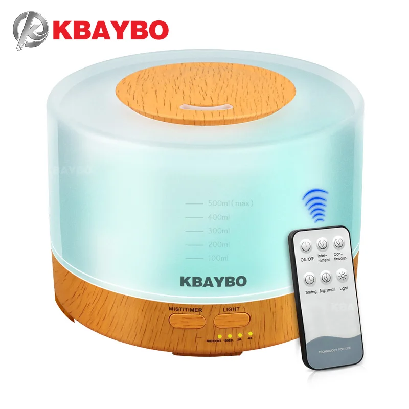 

Remote Control Air Humidifier Essential Oil Diffuser Ultrasonic Mist Maker Fogger Ultrasonic Aroma Diffuser Atomizer 7 color LED