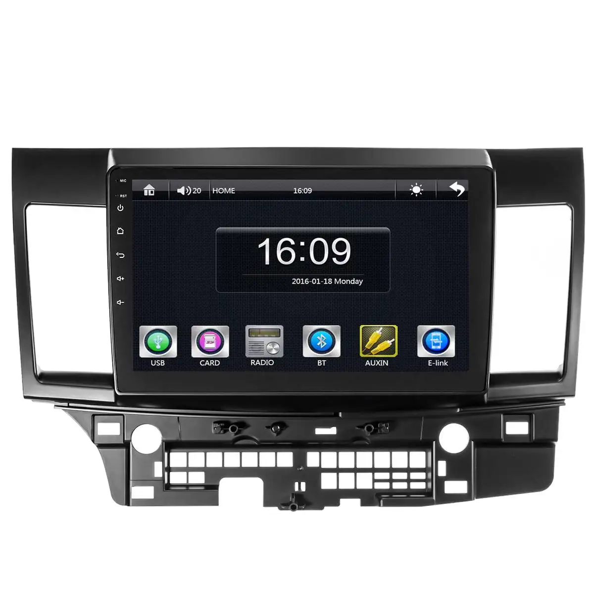 Sale 10.2 Inch Two-strand for Android 6.0 Car Media Player Car GPS MP5 MP3 Stereo Navigation Radio Player For Mitsubishi for Lancer 7