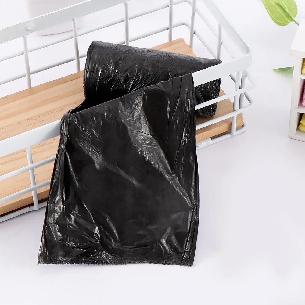 Flat Points Off Rubbish Trash Bags For Kitchen Can Thickening Disposable Garbage Trash Bags Home Office Use Dustbin Bag