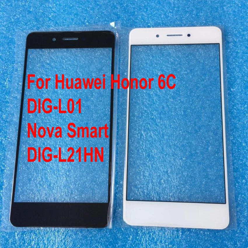 

LTPro NEW High Quality For Huawei Honor 6C DIG-L01 / Nova Smart / DIG-L21HN Front Touch Screen Glass Outer Lens
