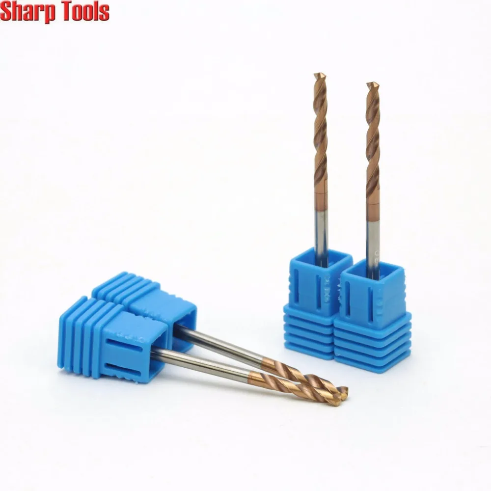 

1pc CED2.0-2.9mm Titanium Tungsten Carbide Drill Bits for Metal Drilling Holes 3D Twist Steel Iron Drill Milling Cutter Tool Set