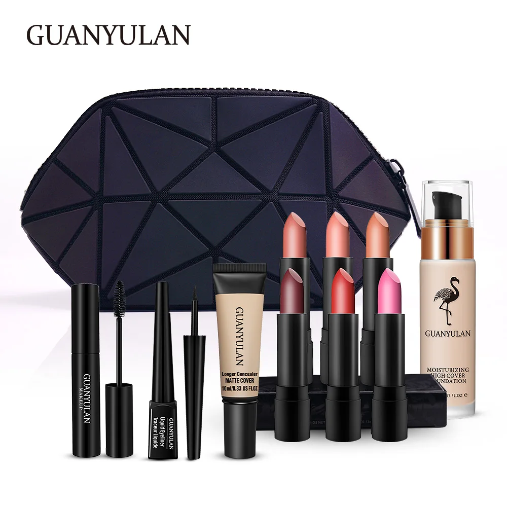 

GUANYULAN 11Pcs Daily Use Cosmetics Makeup Sets Make Up Cosmetics Gift Set Tool Kit Makeup Gift