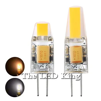 

6pcs/lot Hot Dimmable G4 Lamp LED 12V AC/DC COB Light 3W High Quality LED G4 COB Lamp Bulb Chandelier Lamps Replace Halogen