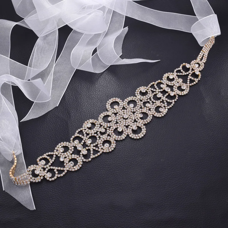 gold rhinestone bridal belt (2)