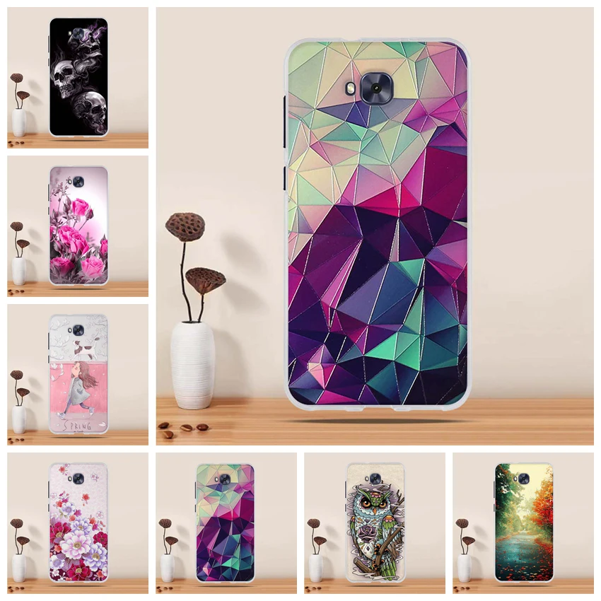 

For Asus Zenfone 4 Selfie ZD553KL Case Cover Soft TPU Silicon Cover Case for Asus Zenfone 4 Selfie ZD553KL 5.5" Cover Phone Bags