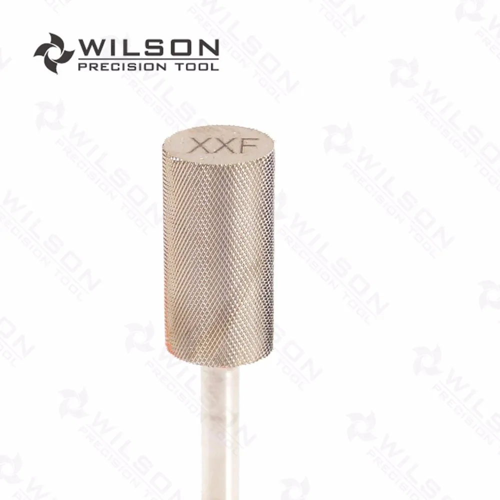 Broca de Unha Pequeno Barril-duplo Fino Xxf-ouro Prata-wilson Carboneto - 16 Cheap Brocas elétricas p manicure e acessórios