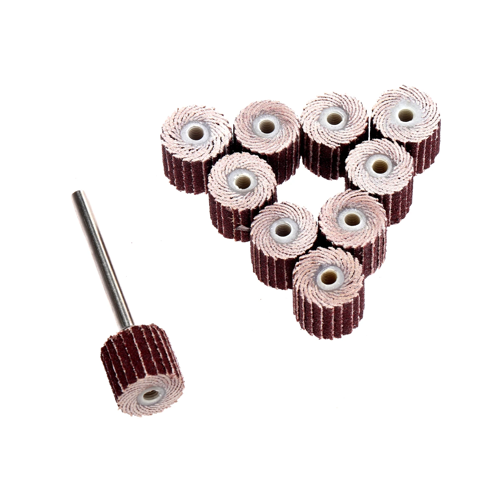 10 шт. аксессуары для Dremel шлифовальный диск с откидной крышкой 240 Grit 10x10x3 мм