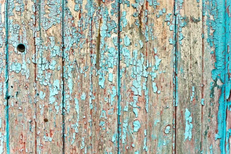 Vintage Wood Photography Backdrop Newborns retro blue wood floordrop digital printed vinyl studio photo background D-9459