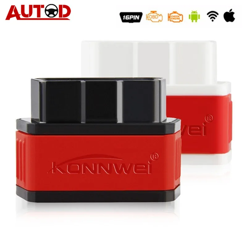 ELM327 V1.5 OBD2 Wifi сканер PIC18F25K80 KONNWEI KW903 Автосканер OBD 2 диагностический инструмент ELM 327
