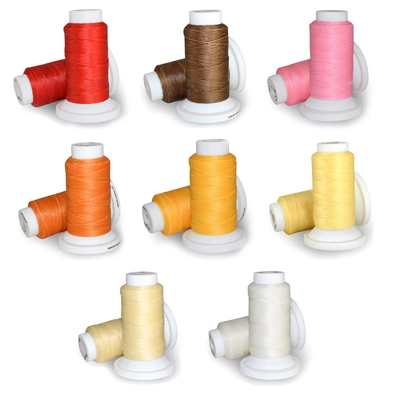 

1PC 50Meters DIY Handicraft Tool Hand Waxed Thread 0.8mm 50m Polyester Cord Sewing Machine Stitching For Leather Craft Wholesale