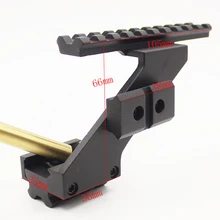 Открытый Инструмент Тактический маленький верхний Нижняя обвязка пистолет прицел Крепление подходит для Глок пистолеты