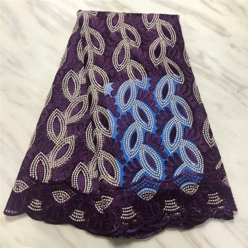 Последняя французская вуаль кружевная ткань вышитое кружево в нигерийском стиле Высококачественная дешевая африканская Тюлевая кружевная ткань для платья