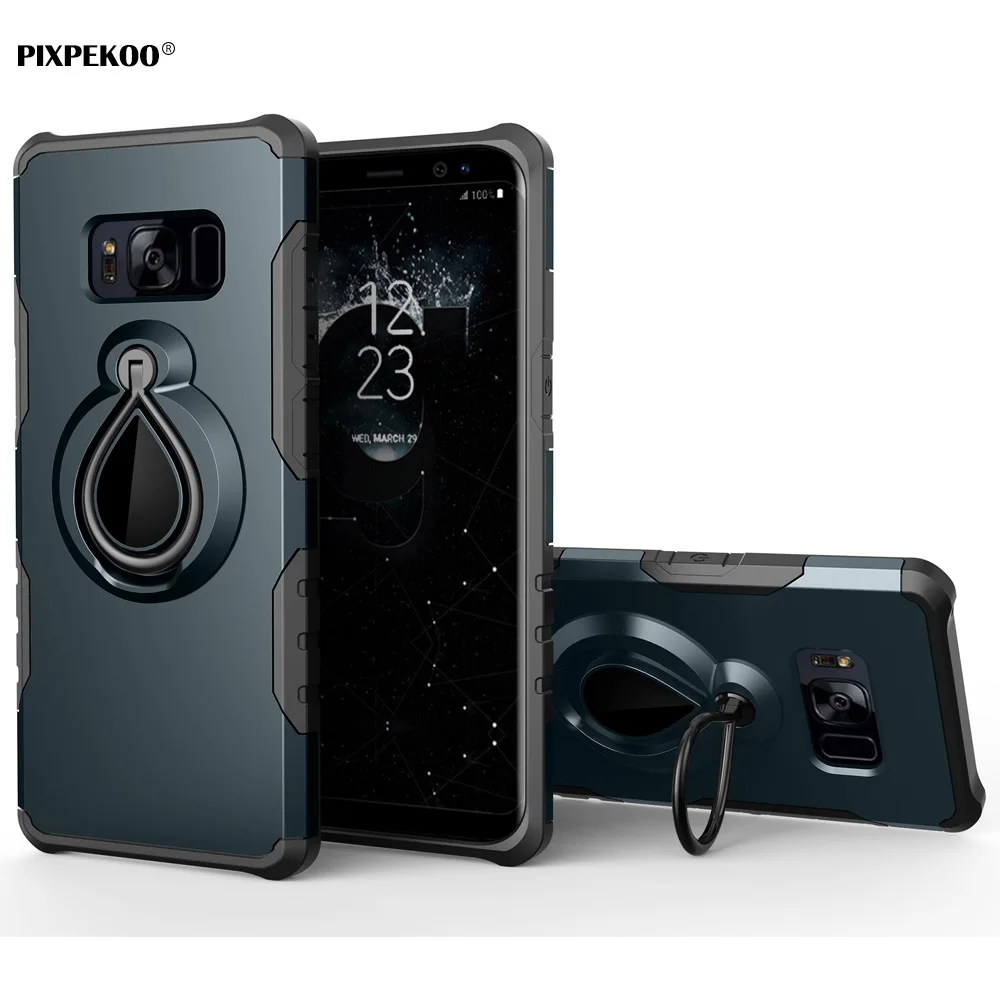 Для Samsung Galaxy S8/S8 Plus противоударный Heavy Duty телефон Обложка В виде ракушки с