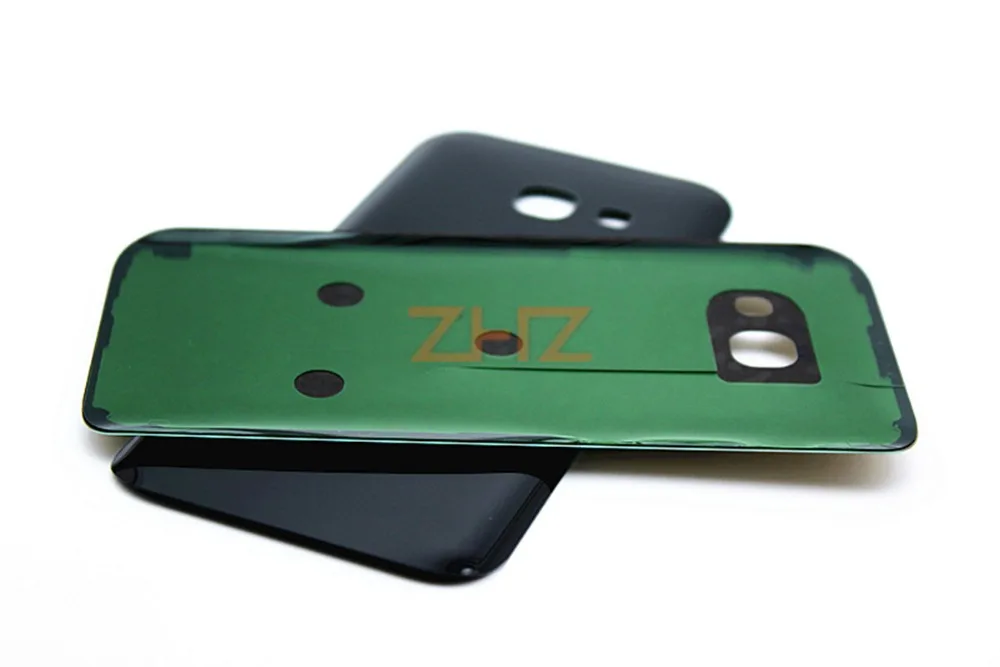 Стеклянная крышка для батареи, корпус для samsung Galaxy A3 A5 A7 A320 A520 A720, запасные части, задняя дверь+ клейкая наклейка