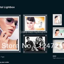 Светодиодные кнопки Рамки A1 световой короб реклама, алюминий Тонкий LED Подсветка плакат огни