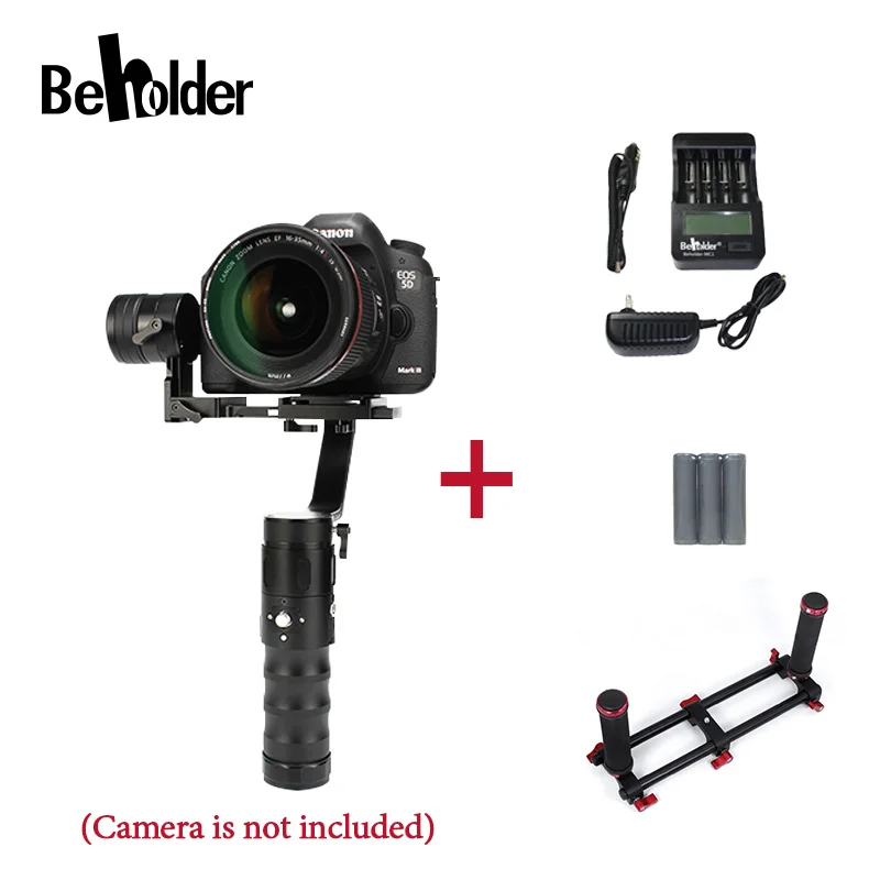 Beholder EC1 3-осевой Ручной 360 градусов Камера с шарнирным замком для A7S Canon 6D/5D/7D& DSLR Камера s VS Beholder DS1 - Цвет: option 3