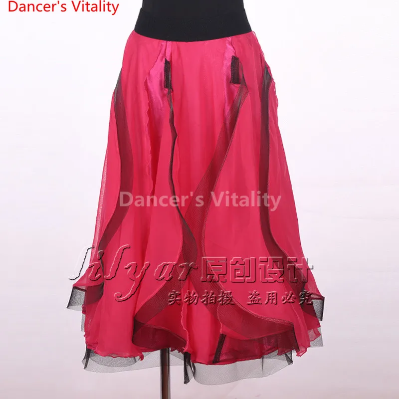 Us 63 77 10 Off New Flamenco Skirt Latin Salsa Flamenco Ballroom Dance Dress Skirt New Dance Skrit For Women Spain Dancing Skirt Skirt Latin Dance