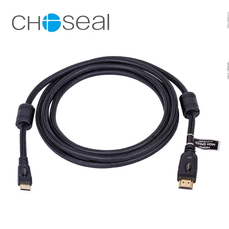 

Choseal QS8136 Mini HDMI To HDMI Cable 2.0V Male To Male 3D 4K2K HD Mini HDMI Cable For PS3/4 Camera Monitor Camcorder