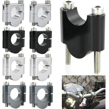 For Triumph Speed Triple 1050i Speed Triple R RS S Scrambler 28mm 1 1/8" Handlebar Risers Mounting Clamp CNC Billet Aluminum