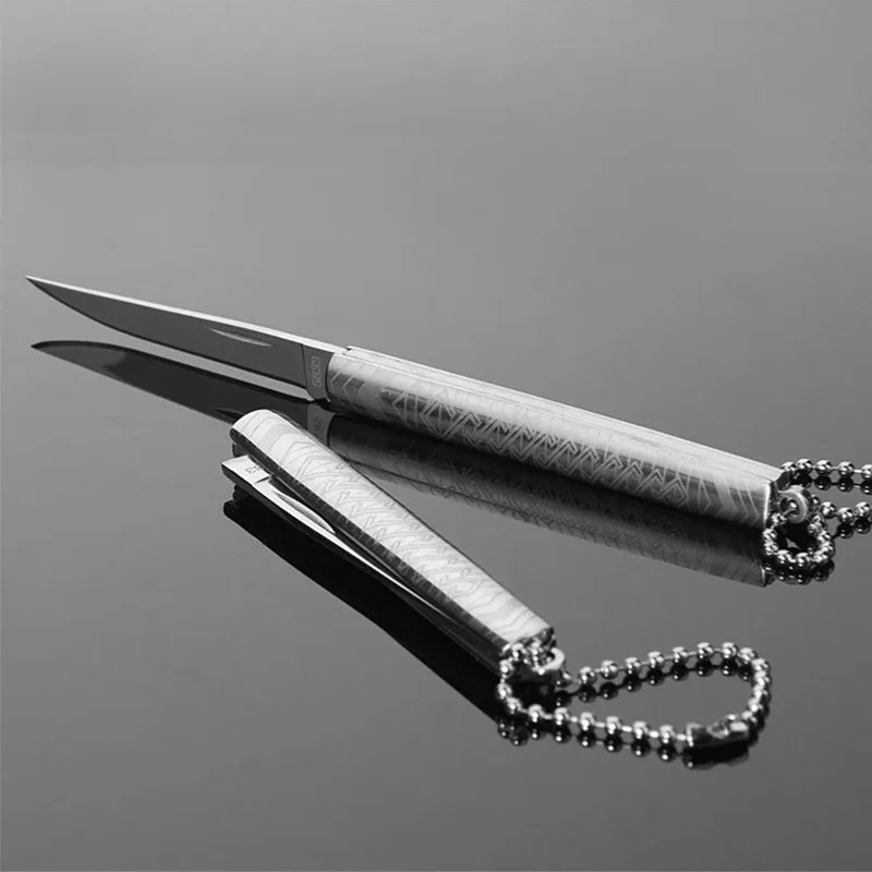 Militar plegable cuchillo de supervivencia cuchilla fija Mini cuchillos rescate llavero cuchillo Camping herramienta de caza de bolsillo cuchillo Militar