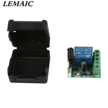 

LEMAIC 433 Mhz Wireless Remote Control Switch learning code 1527 DC12v 1CH Relay Receiver Module for RF 433Mhz Remote Control S3