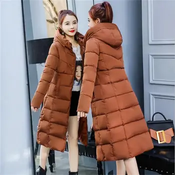 

Winter woman coats 2020 new parka padded warm clothes woman winter jacket women long coat cotton hooded jacket casaco feminino