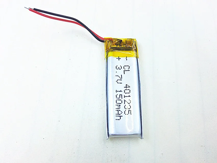 401235 3,7 V 150mAh литий-ионный полимерный аккумулятор для bluetooth гарнитуры браслет наручные часы ручка gps PSP, PDA MP3/MP4 MP5 041235