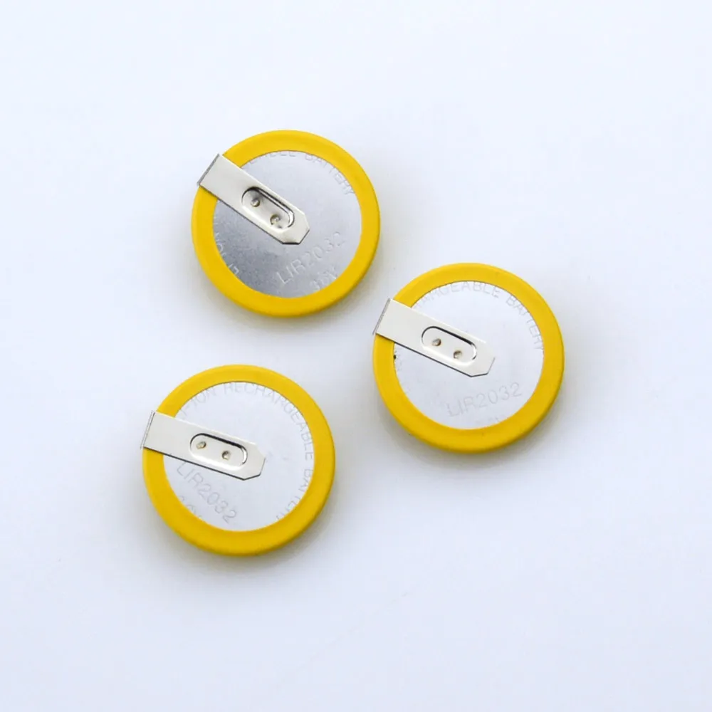 Okeytech 1 unids para llave C E46 E39 clave shell remoto FOB cubierta caso recarga de la batería botón recargable LIR 2032 3.6 V