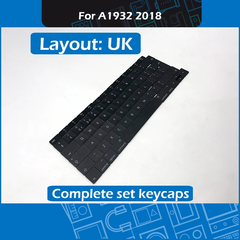 10set Lot A1932 Replacement Keycap key UK Standard for font b Macbook b font Air Retina