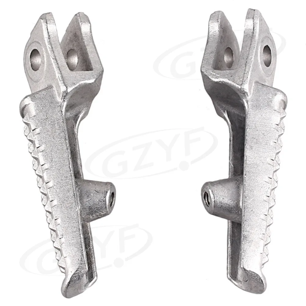 CNC Aluminum Front Foot Peg Footrest for Honda CBR600RR F5 2003-2014 & CBR1000RR 2004-2014 & CB1000R 2008-2011 Silver